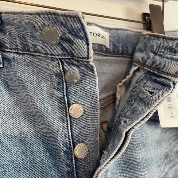 Denim Forum The Arlo Hi-Rise Straight Leg Jean (30W 28L) - Picture 3 of 6